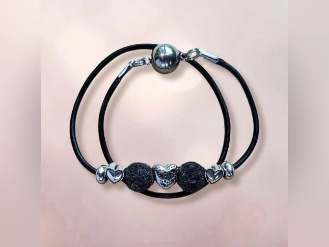 Souvenir, bijoux, bracelet créé avec les poils de votre chat ou chien thumbnail 7