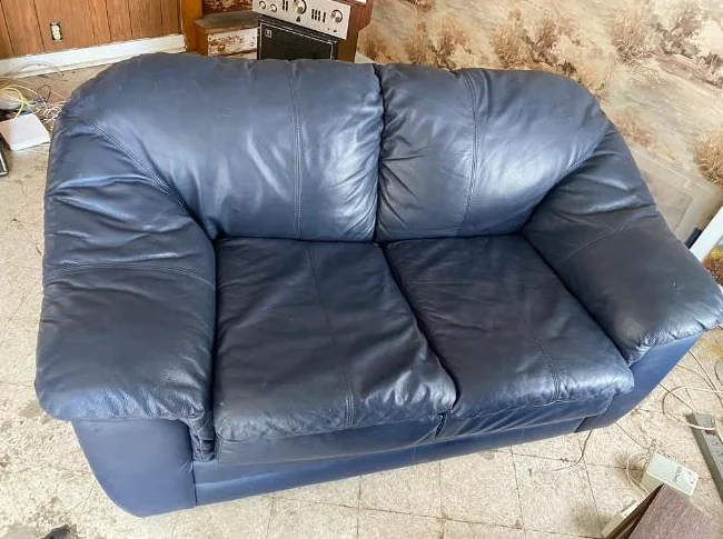 Causeuse tabajo bleu