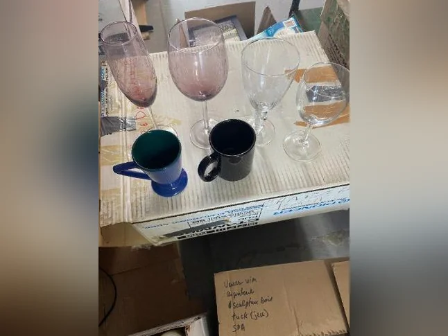TASSES + VERRES + VERRES À VIN + CHAUDRONS + POÊLES...