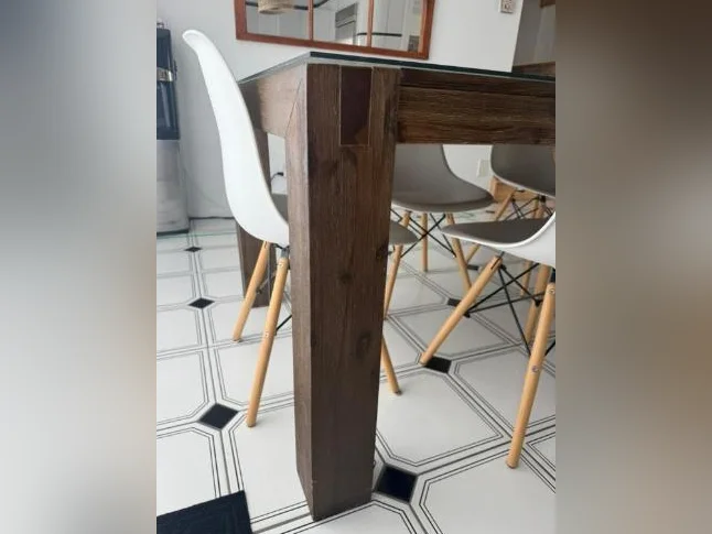 Table Structube en bois avec 6 chaises thumbnail 4