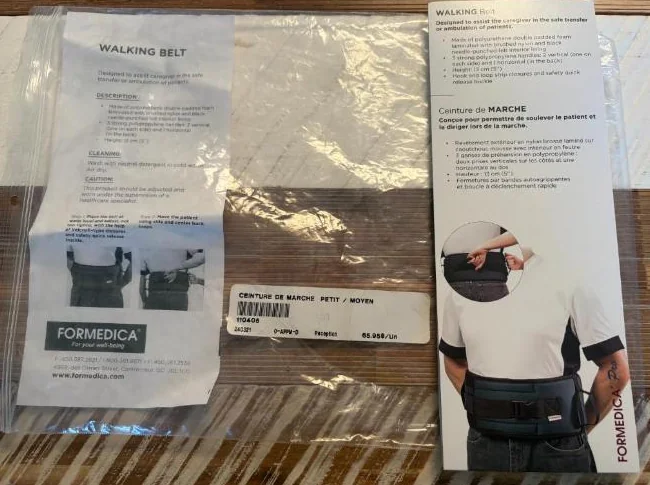 Ceinture de soutien à la marche