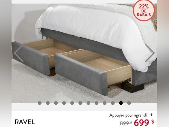 Lit Quuen à vendre