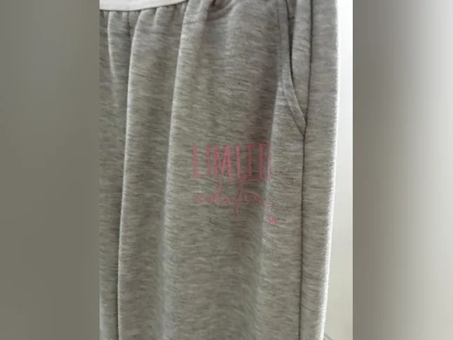Pantalon jogging gris thumbnail 4