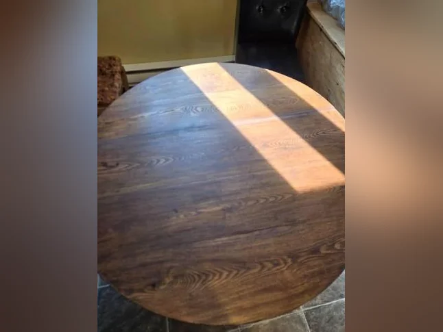 Table antique ronde thumbnail 3