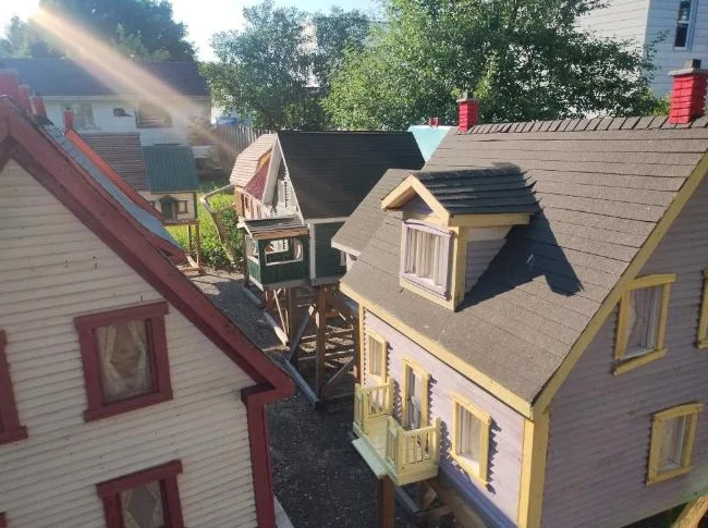 Réplique de 31 moyenne maquettes du village D'antan