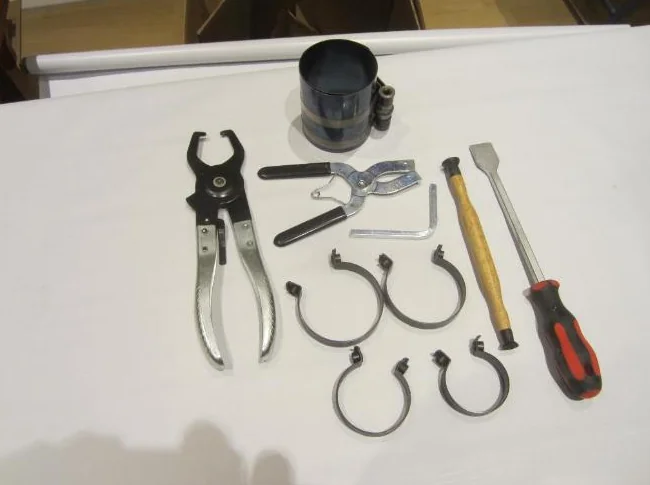 Outils pour pistons de moteur ,kit d'outils pour les rings