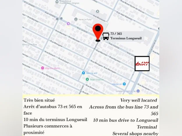 Chambre à louer à 10 min du terminus Longueuil thumbnail 4