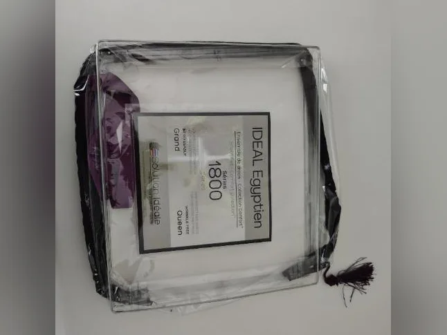 Ensemble de draps grand lit (Queen) en microfibre soyeux