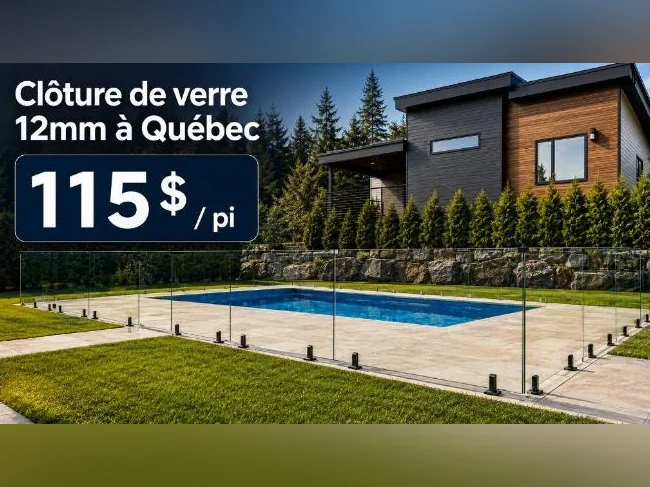 INSTALLATION DE CLÔTURES ET RAMPES EN VERRE — QUÉBEC