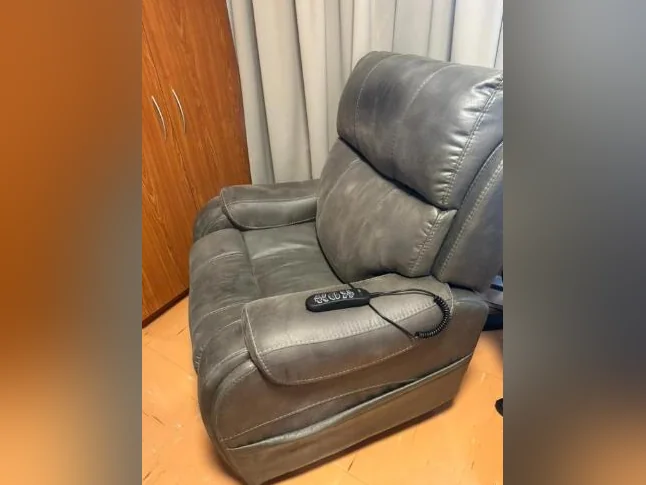 Fauteuil auto souleveur automatique gris thumbnail 2