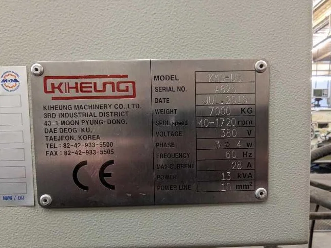 Fraiseuse Kiheung Machinery thumbnail 4