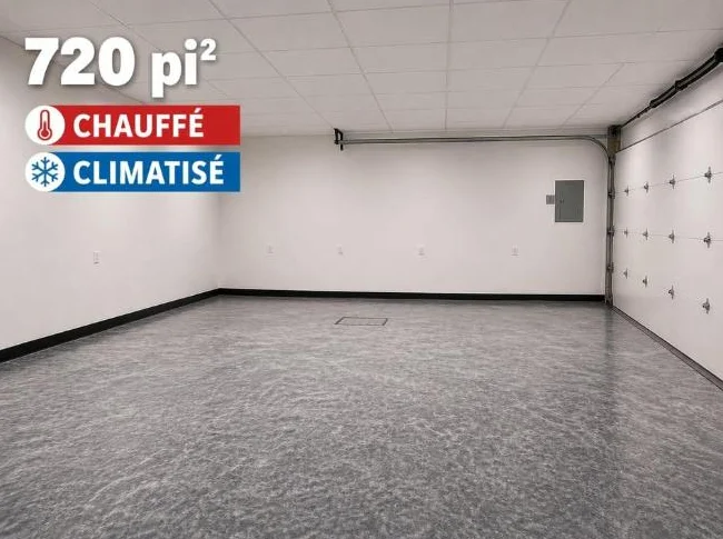 LOCAL / ESPACE POLYVALENT 720 pi2 – CHAUFFÉ / CLIMATISÉ – LAPRAIRIE