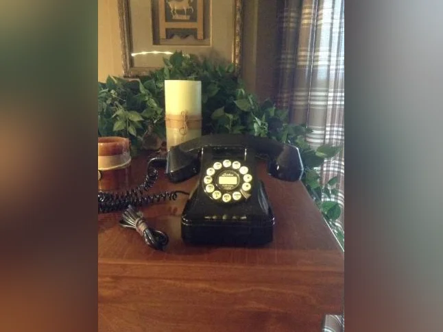 Téléphone fonctionnel noir