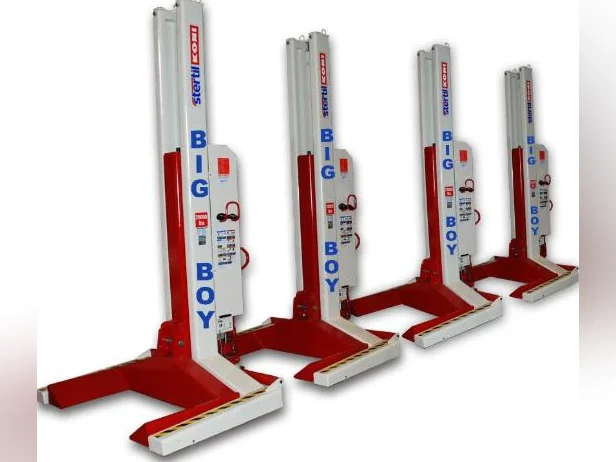 2 colonnes de levage sertil koni 15000lbs 600 volt thumbnail 3