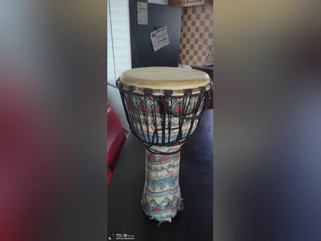 Djembe Africain en peau de chèvre/Djembe African Goat skin drum