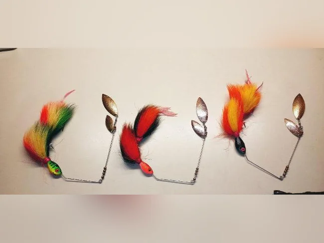 3 Gros Spinnerbait pour maskinongé