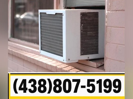 Installation climatiseur de fenêtre,portatif (438)807-5199