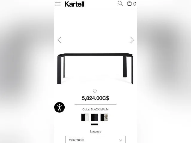 Table et chaises Kartell thumbnail 2