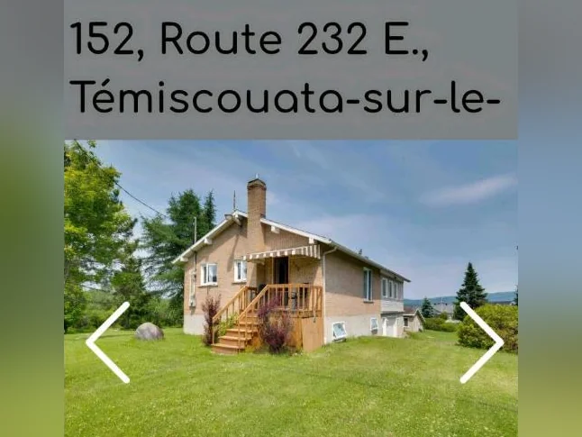 maison 2 chambres a coucher garage avec Vue Sur le Lac Témiscouata-