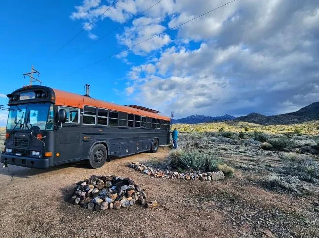 2008 Bluebird Flatnose a3fe - autobus campeur modifié - skoolie