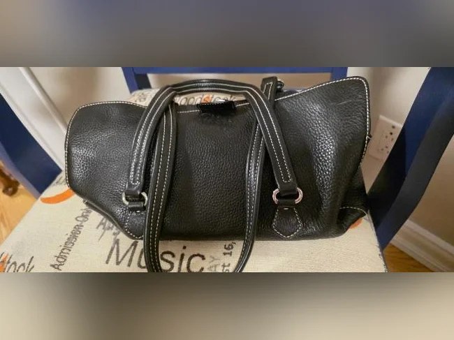 Sac à main Prada Vitello Daino Moro BR2375 thumbnail 10