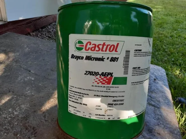 CASTROL BRAYCO 881HUILE HYDRAULIQUE SYNTÉTIQUE