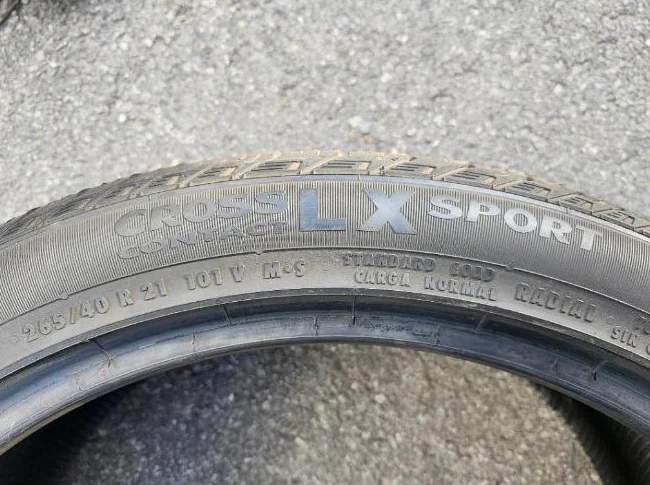 1 pneu 265/40R21 Continental Cross Contact LX Sport thumbnail 4