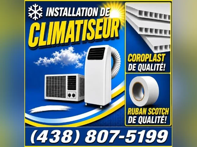 installation climatiseur fenêtre ou mobile