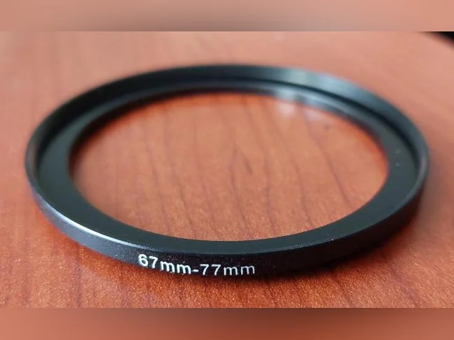 Bague d'adaptation pour filtre d'objectif photo 67mm-77mm