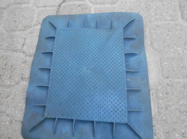 1-TAPIS EN CAOUTCHOUC BLEU,SAUVE-PANTALON,POUR AUTOMOBILE. thumbnail 2