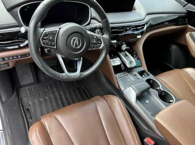 Acura MDX Platinum Élite , IMPECCABLE , Une seule propriétaire, Intérieur cuir saddle brown thumbnail 5