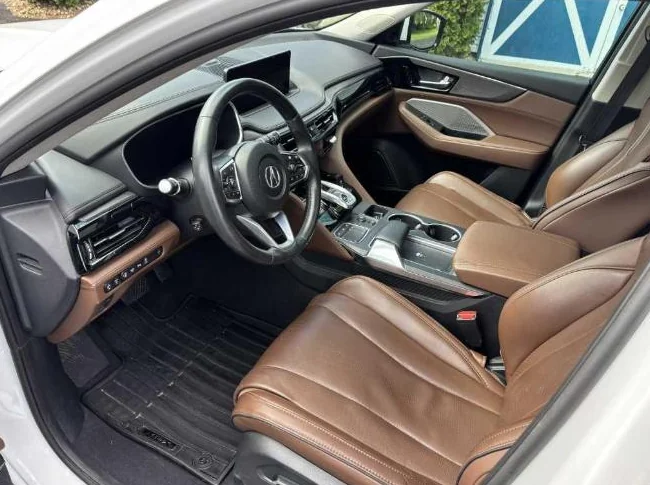 Acura MDX Platinum Élite , IMPECCABLE , Une seule propriétaire, Intérieur cuir saddle brown thumbnail 4