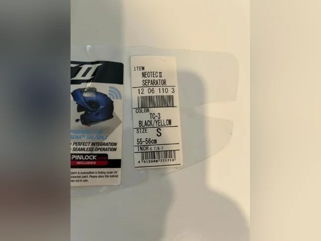 NEUF- Casque de moto modulaire Neotec II de Shoei grandeur Small thumbnail 8