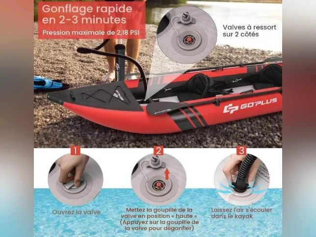 2 KAYAKS GONFLABLES / 2 INFLATABLE KAYAKS thumbnail 5