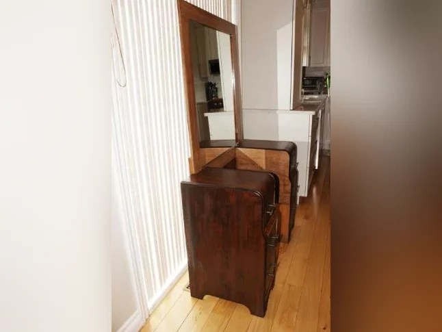 Meuble vanité, coiffeuse antique Art Déco de (1930) A1, 130$+1 prime thumbnail 6