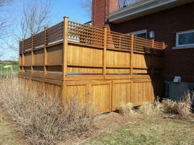 Patio, Clôture, Balcon: sabler, teindre, réparer..