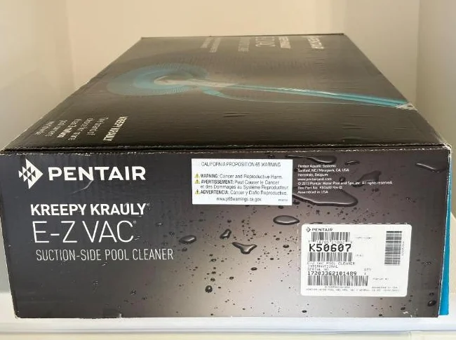 Aspirateur E-Z VAC pour piscine hors sol,100$. Excellent résultat de nettoyage. thumbnail 4