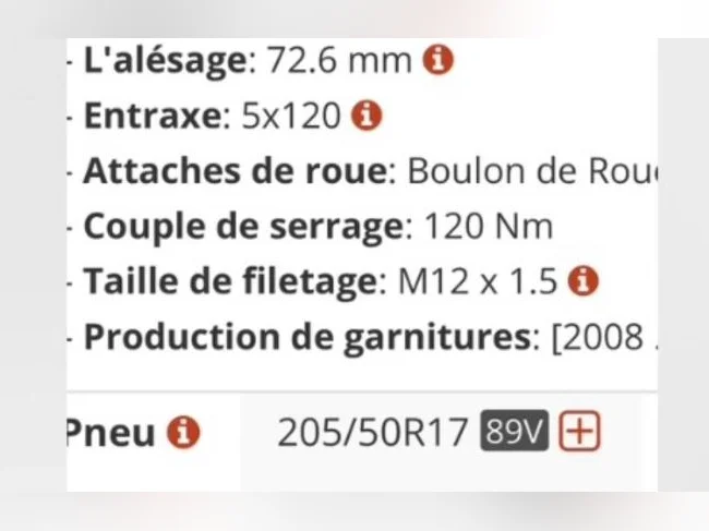 4 Pneus avec 4 Mag 205/50 R17 thumbnail 7