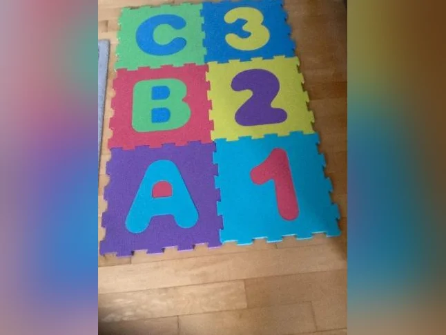 Tapis en mousse pour amusement 6 mois +