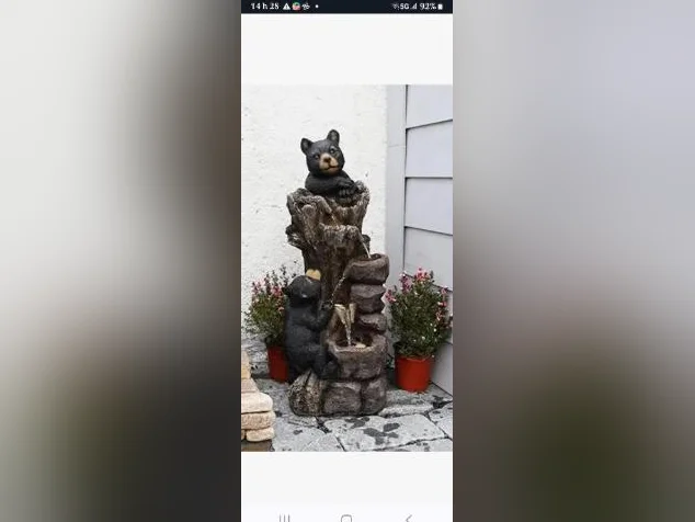 Fontaine d'eau decorative 40 pouces thumbnail 3