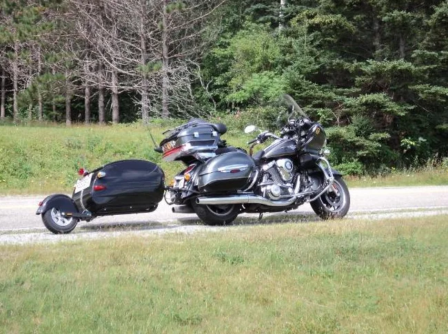 Kawasaki voyager 1700cc et remorque Cyclope 210L à vendre