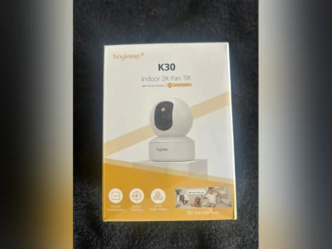 📹 Caméra Intelligente Wi-Fi 2K K30 – Sécurité & Surveillance Maison 🏠✨