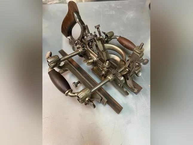 Rabot combiné Stanley no.55E dans sa boite d'origine (nouveau prix) thumbnail 2