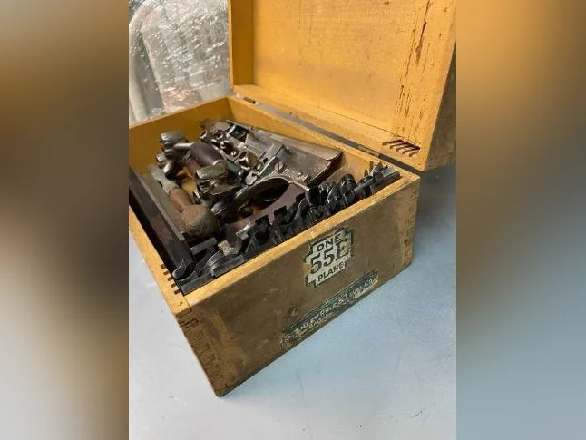 Rabot combiné Stanley no.55E dans sa boite d'origine (nouveau prix) thumbnail 3