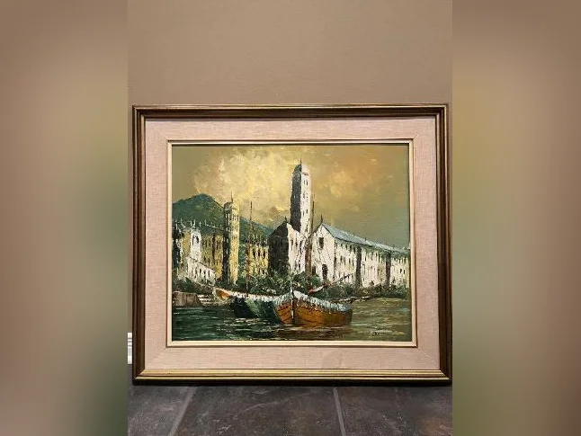 Tableau encadré /Framed painting thumbnail 2