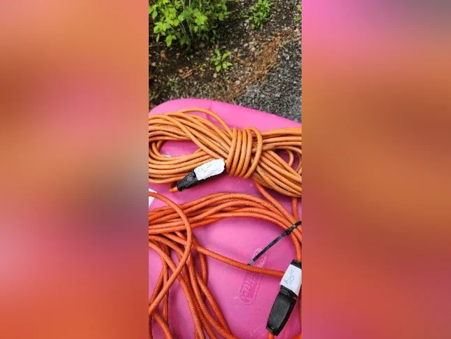 Extension cords 50 feet in very good condition asking $35.00 each i have two
