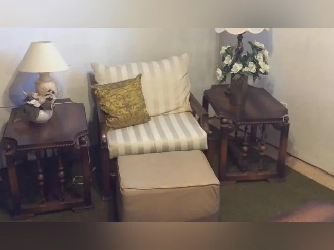 SOFA and  one CHAIR MID CENTURY ROUGIER thumbnail 3