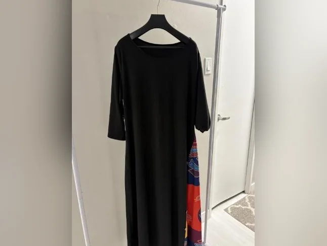 Robe longue noire