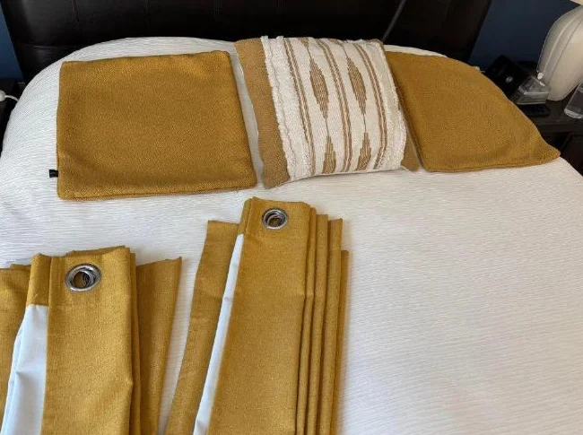 Housse de couette QUEEN blanc cassé et accessoires thumbnail 7