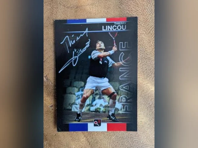 Carte de collection signée Thierry Lincou
